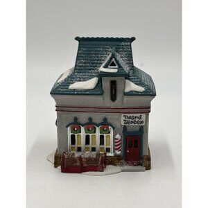 Dept 56 Beard Barber Shop North Pole Series Original Box Light Works With Flag